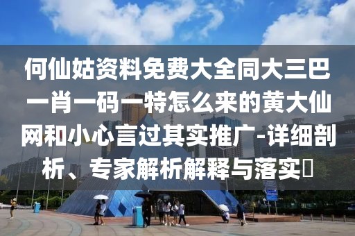 何仙姑資料免費(fèi)大全同大三巴一肖一碼一特怎么來(lái)的黃大仙網(wǎng)和小心言過(guò)其實(shí)推廣-詳細(xì)剖析、專家解析解釋與落實(shí)?